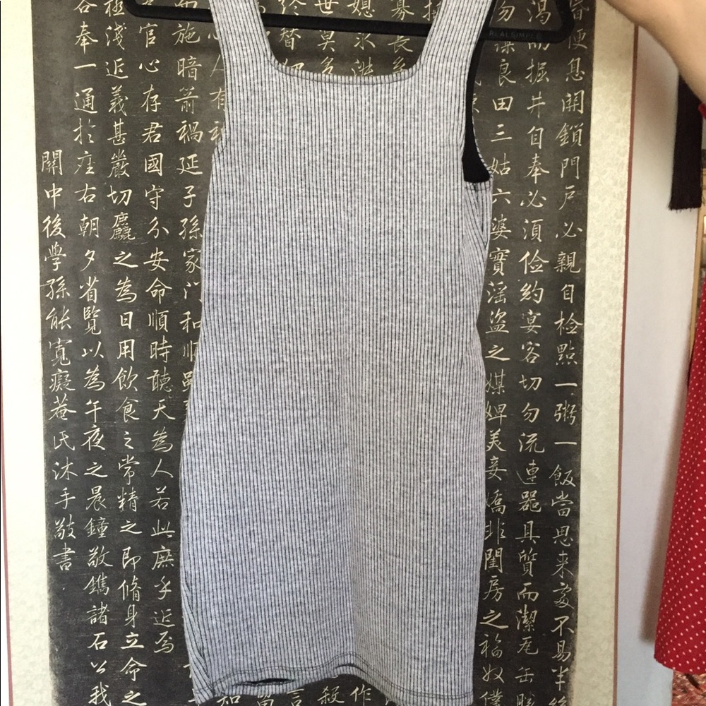 Top Shop Grey Bodycon Dress